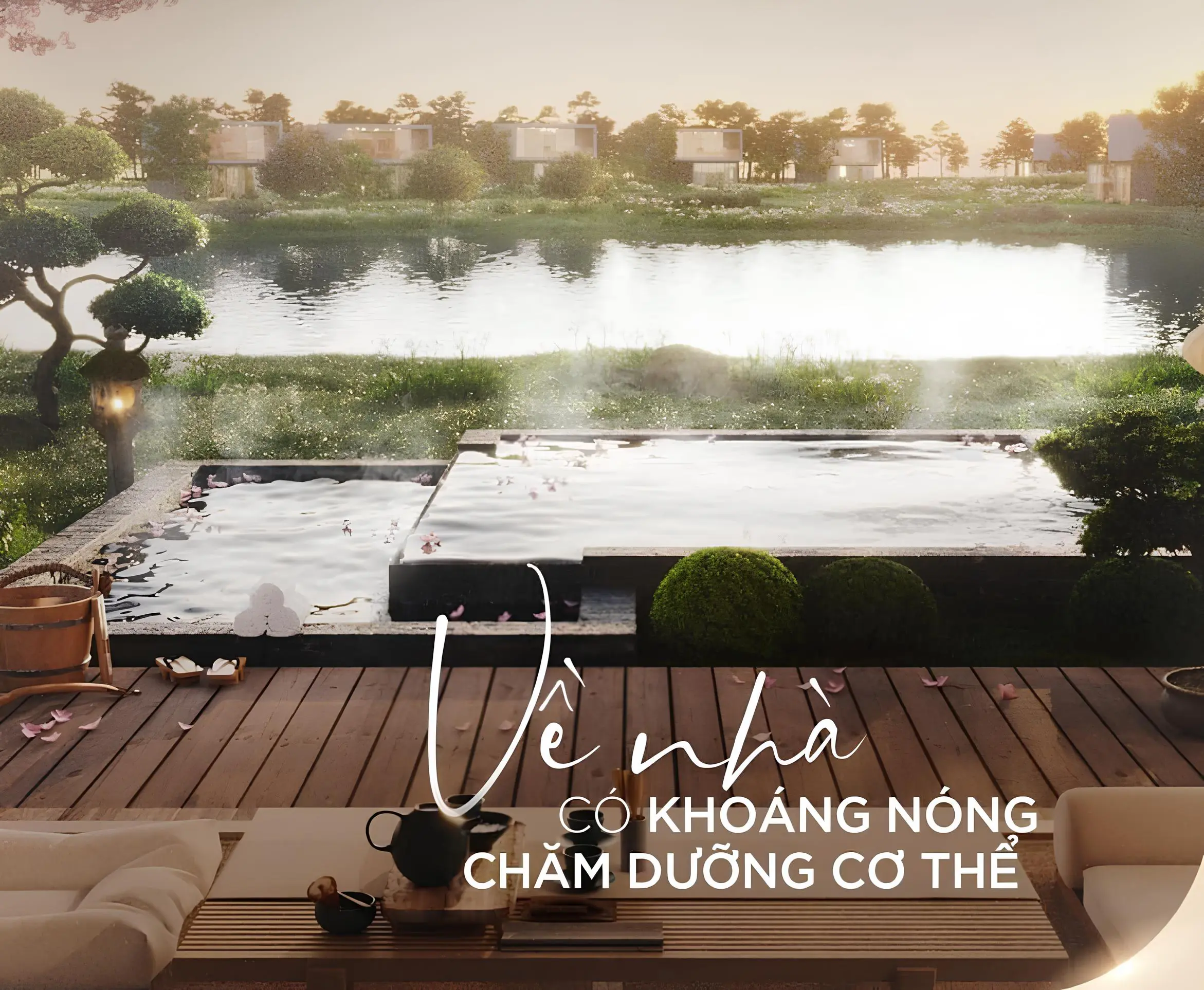 Về nhà chọn ngay khoáng nóng chăm dưỡng cơ thể
